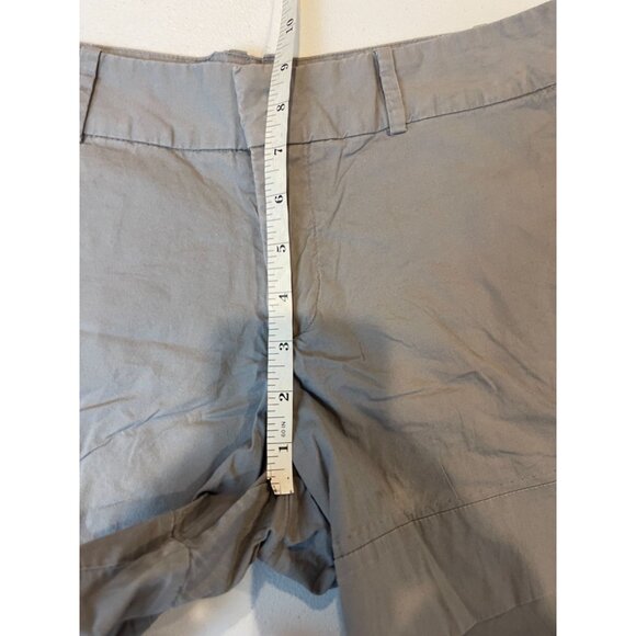 Mossimo Women Chino Shorts Flat Front Low Rise Stretch Cotton Blend Gray Size 10 - Picture 5 of 8